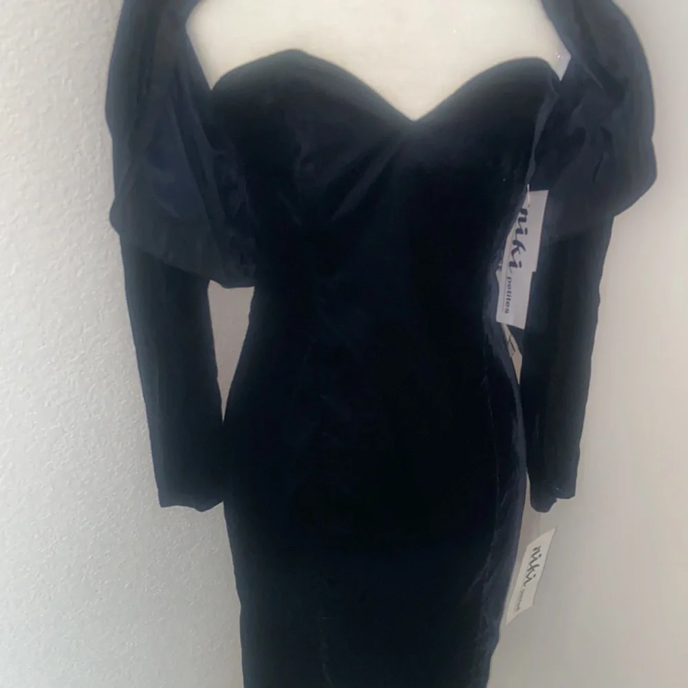 Nikki Velvet SZ 6P 2 picks comes with a bolero jacket NWT 1980s - Picture 7 of 8